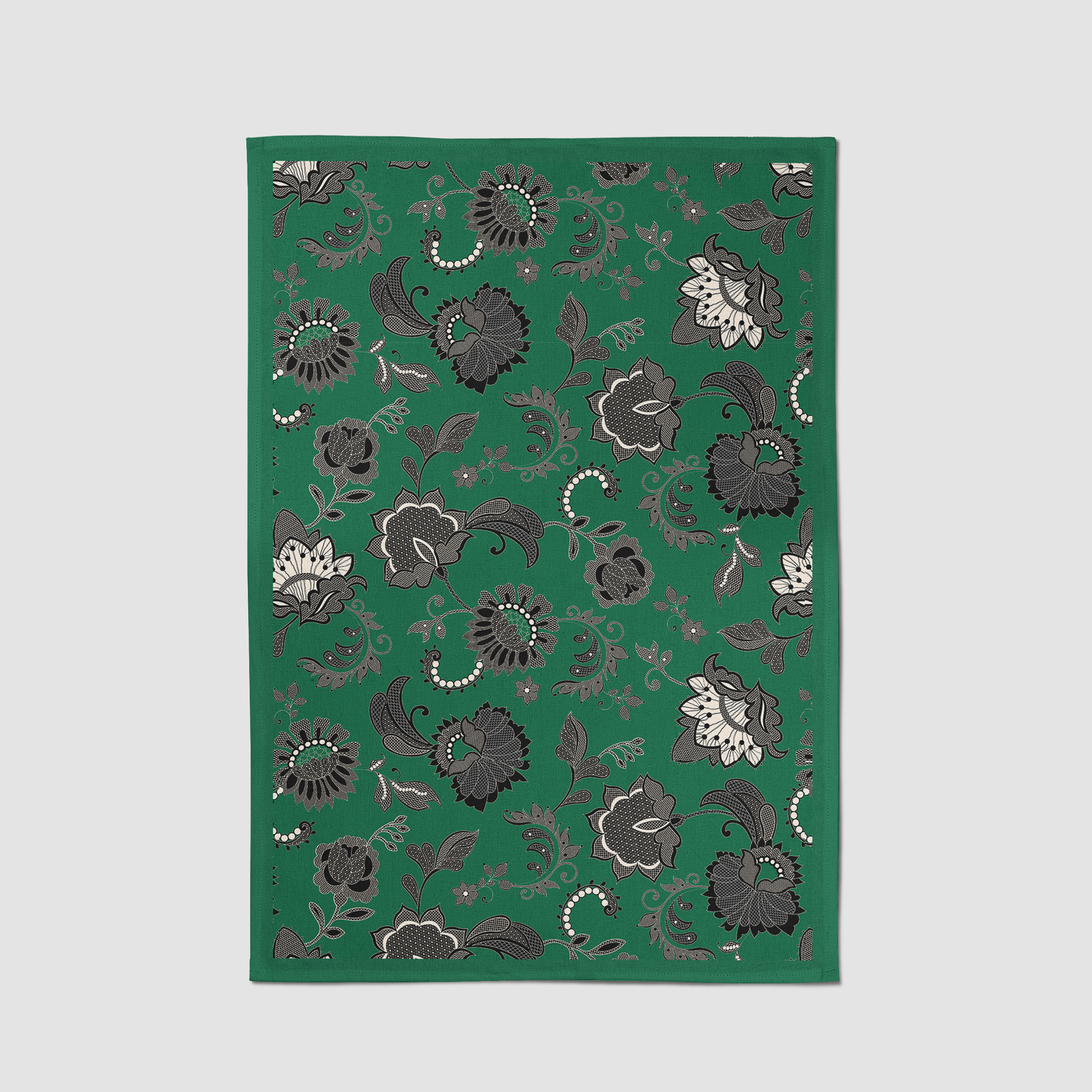 Emerald Legacy Lace Tea Towel