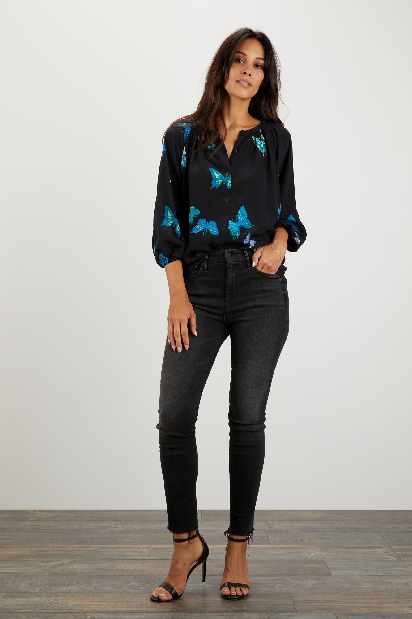 The Classic Blouse | Fluttering Butterflies