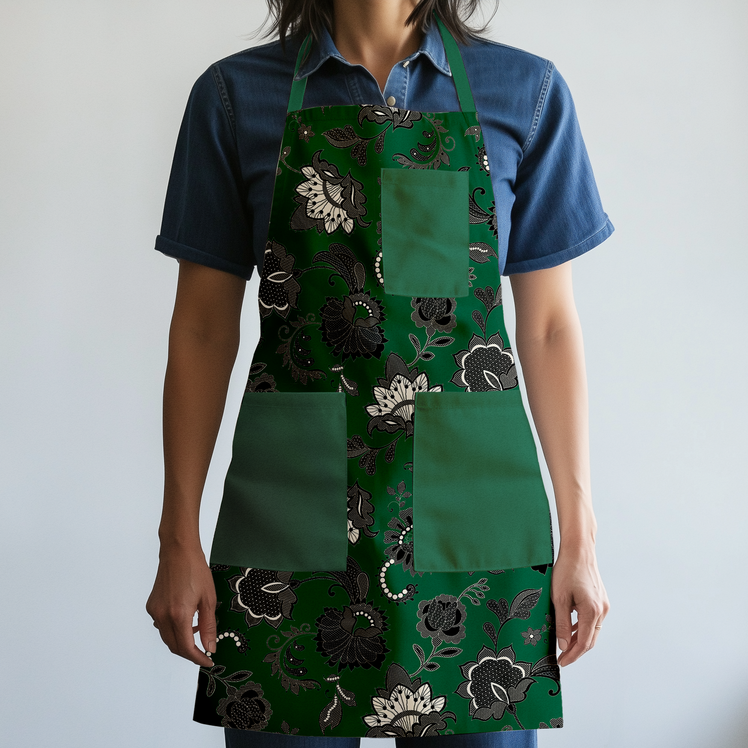 Emerald Legacy Lace Apron