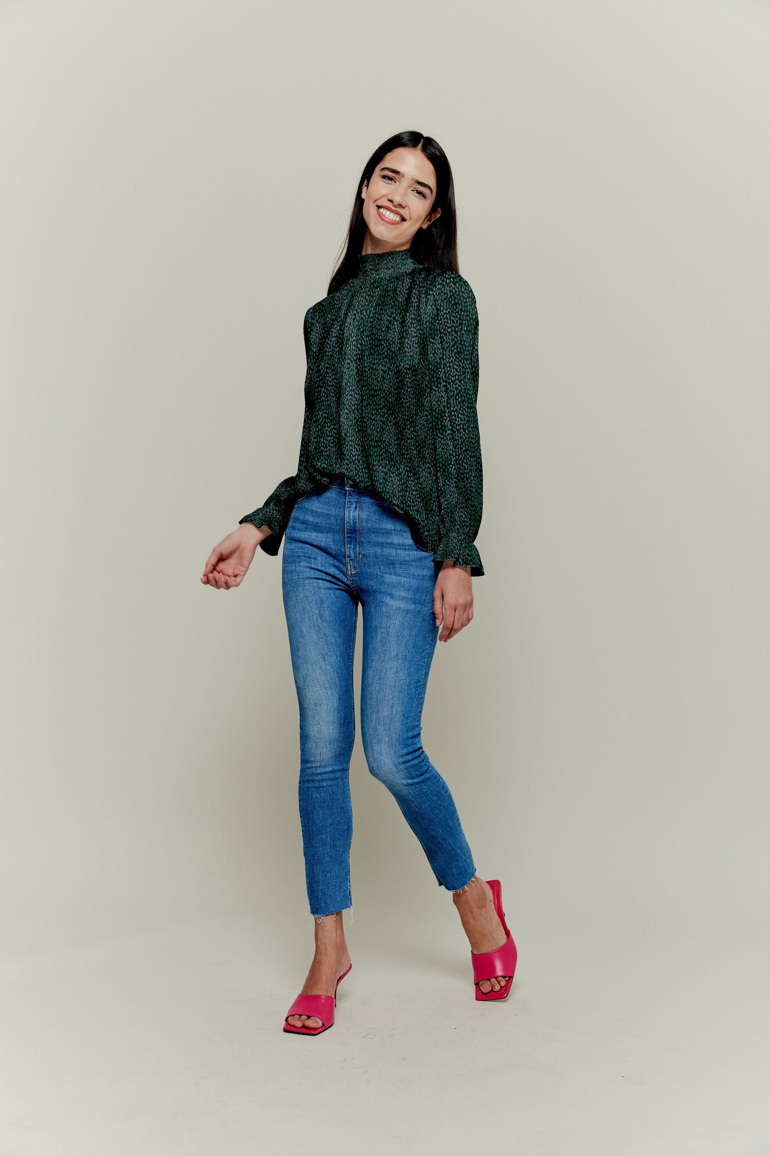 The Stella Top | Emerald Spots