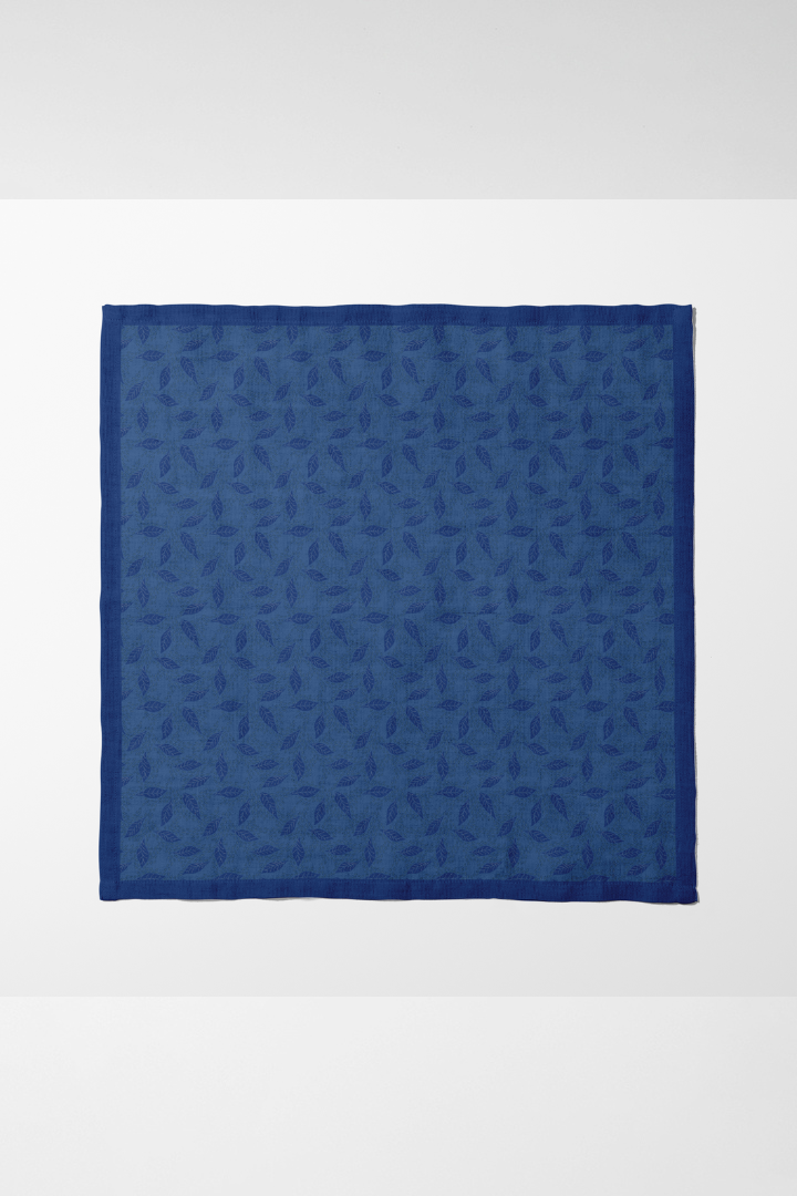 Midnight Lovely Leaves Napkin