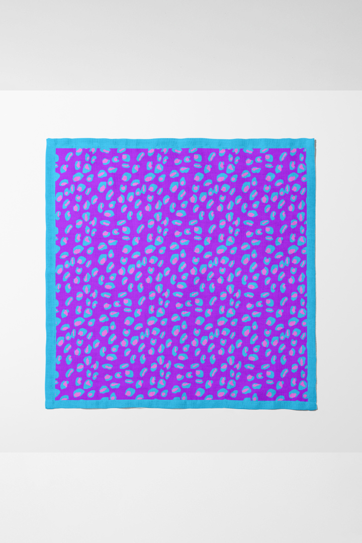 Playful Pink Leopard Napkin