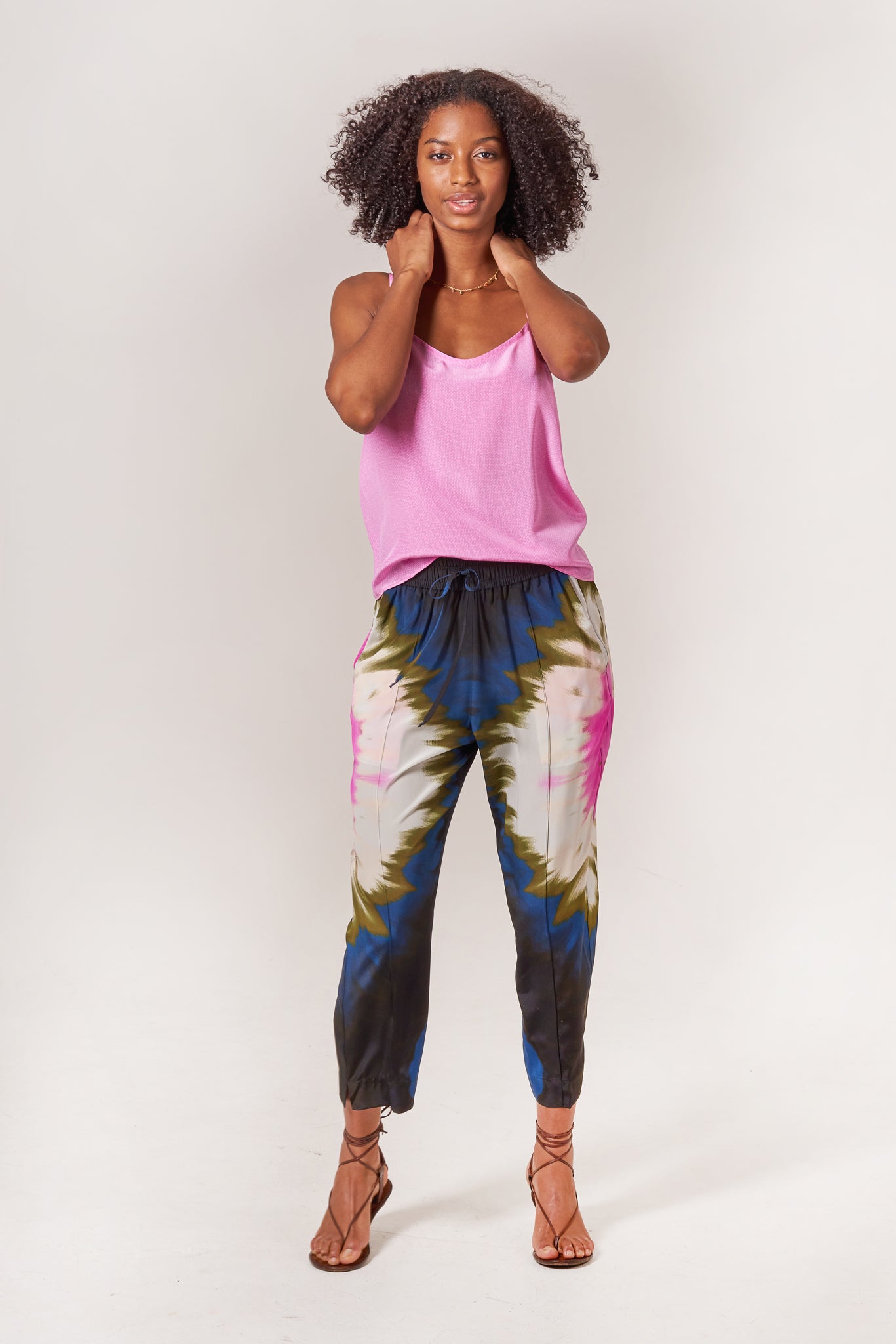 Julia Pant | Ink Tie Dye