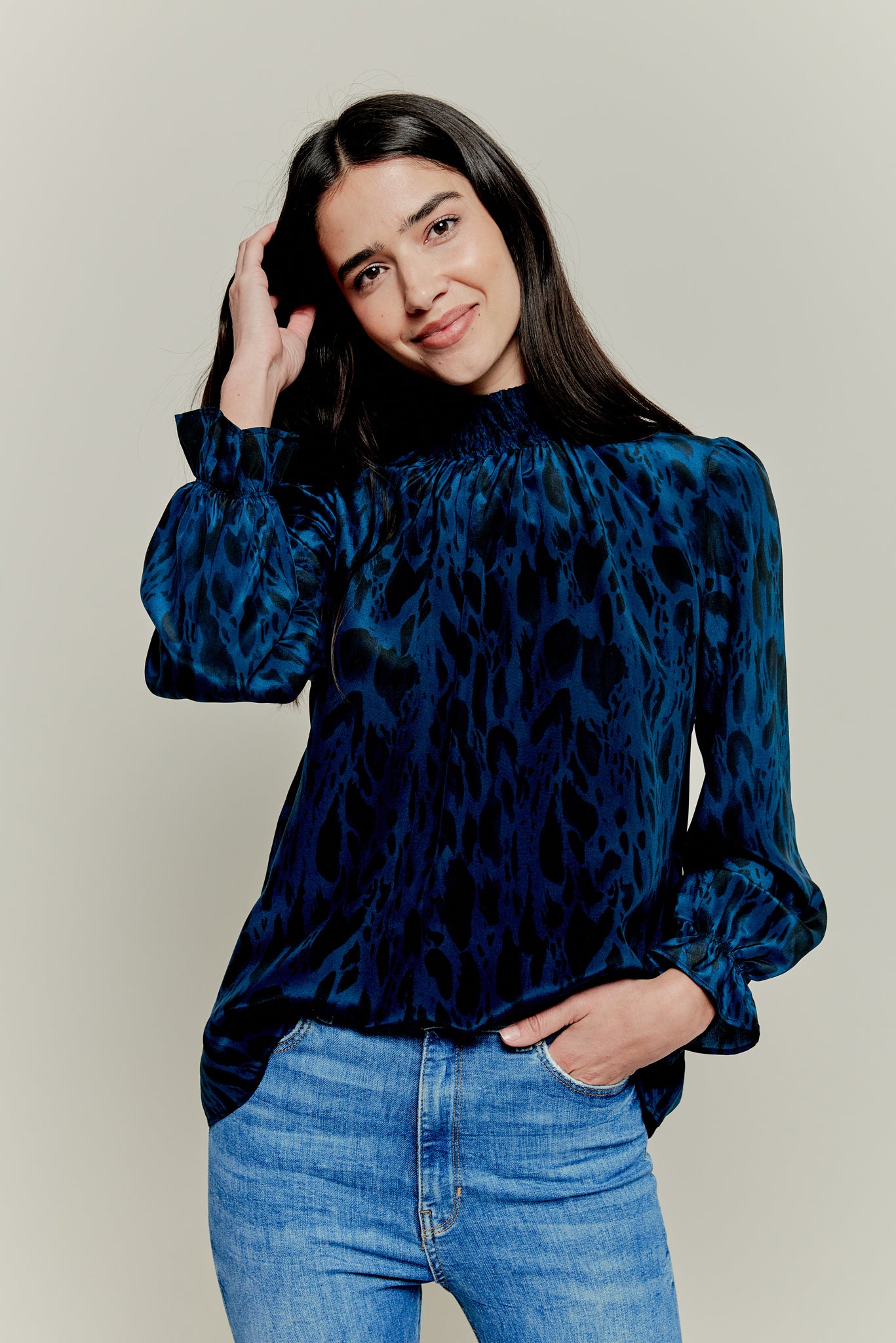 Stella Top | Indigo Safari