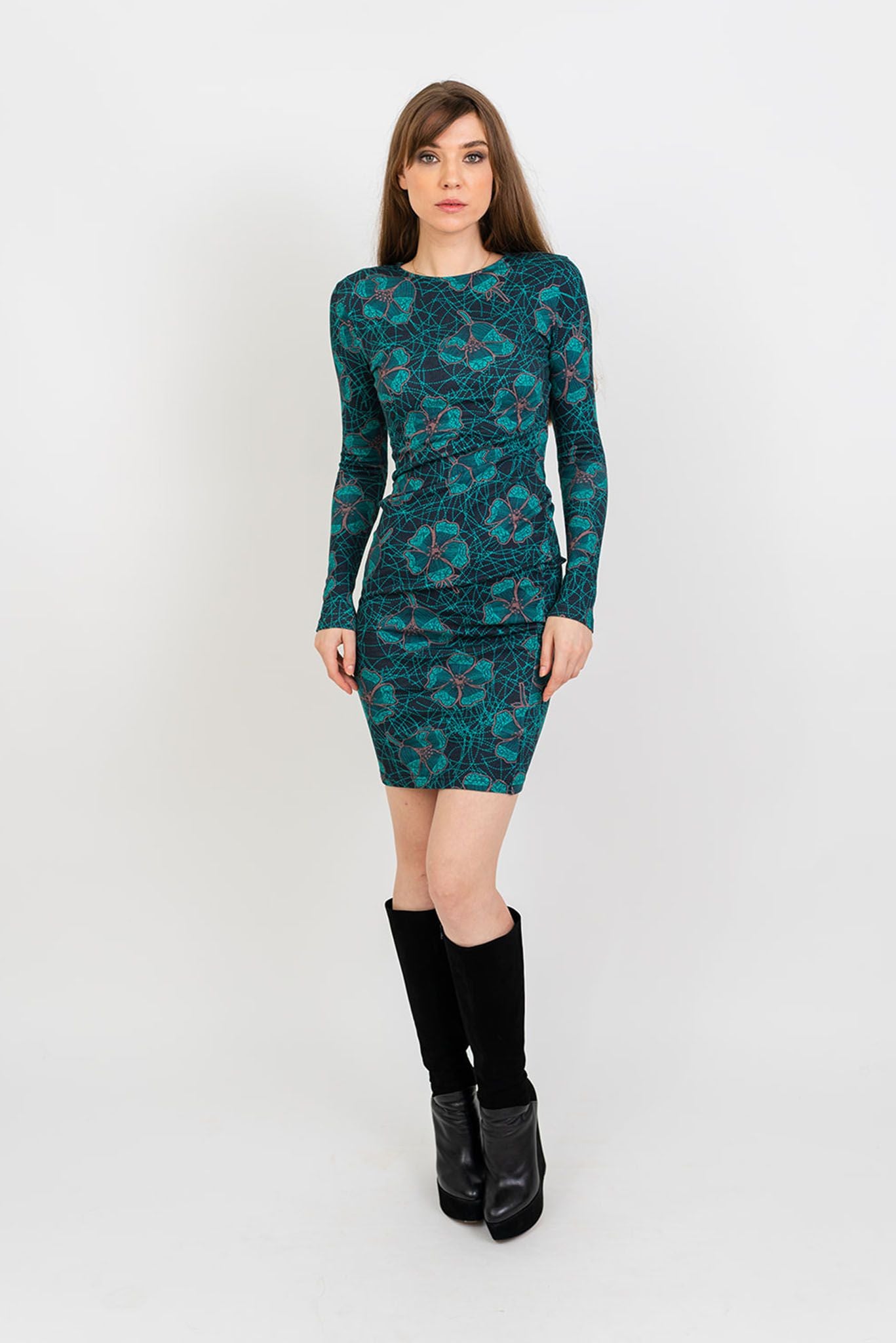 Jordan Jersey Dress | Emerald Casablancas