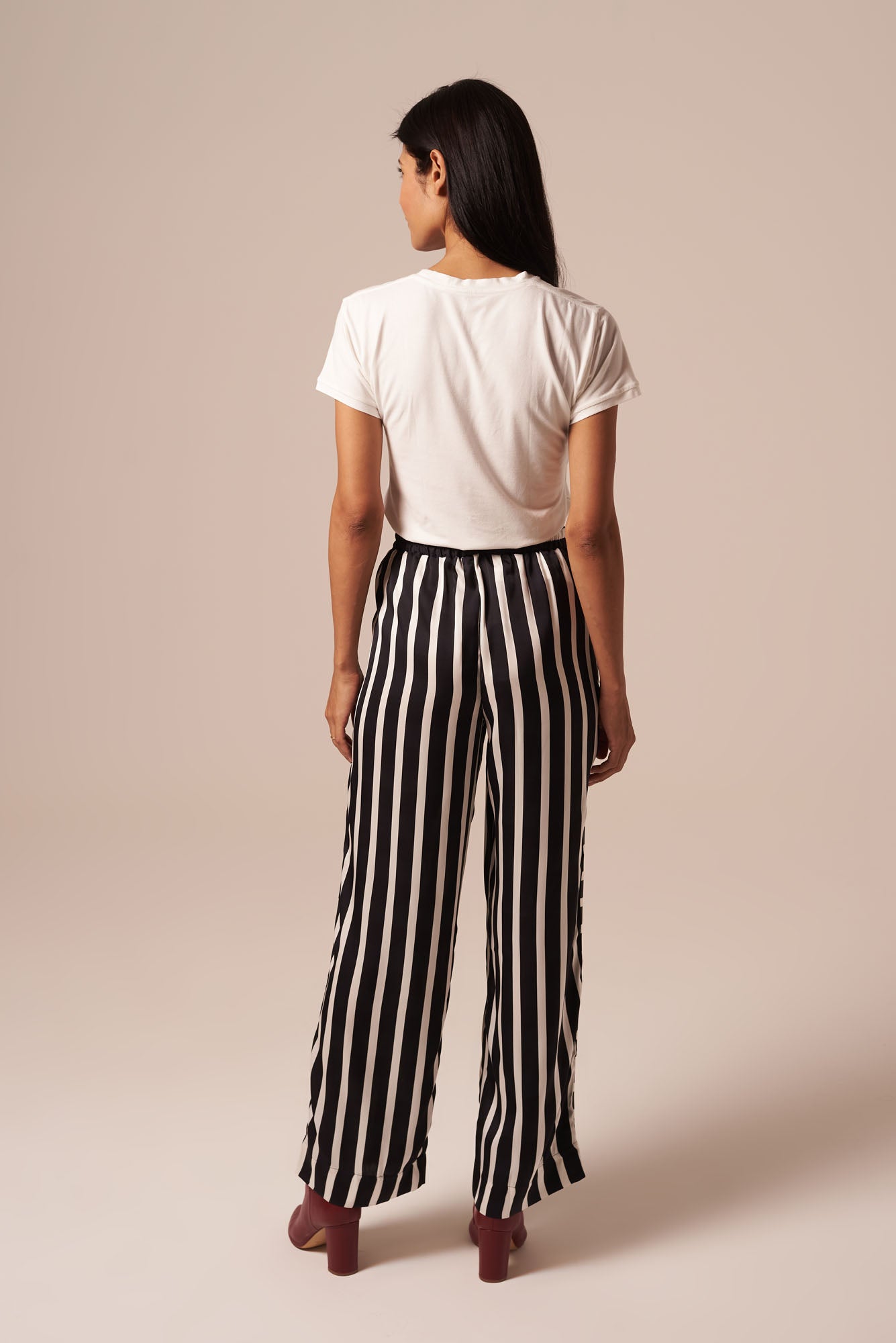 The Camilla Pant | Black Stripe