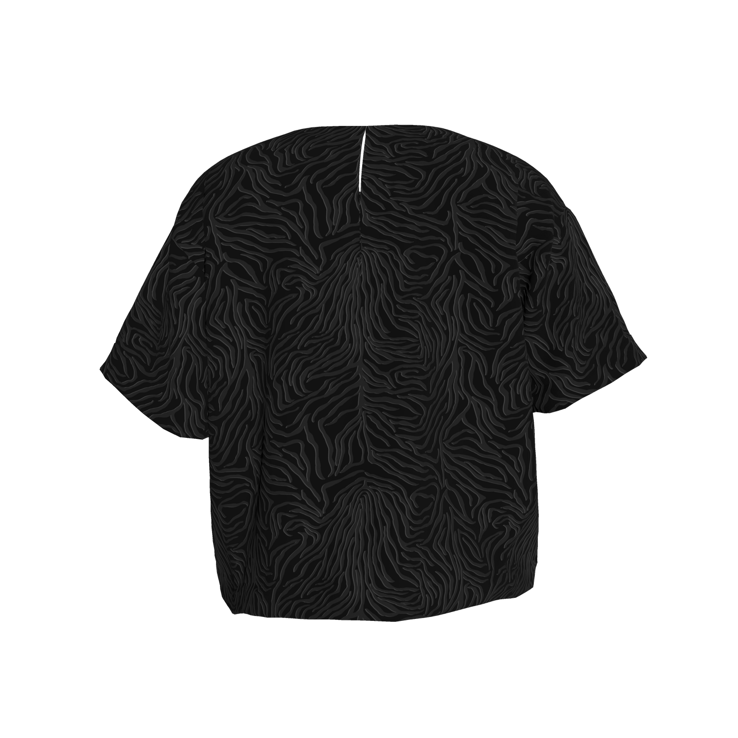 Eden Silk Tee | Black Tiger