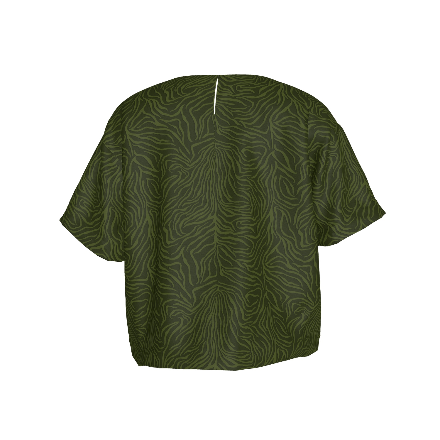 Eden Silk Tee | Forest Tiger