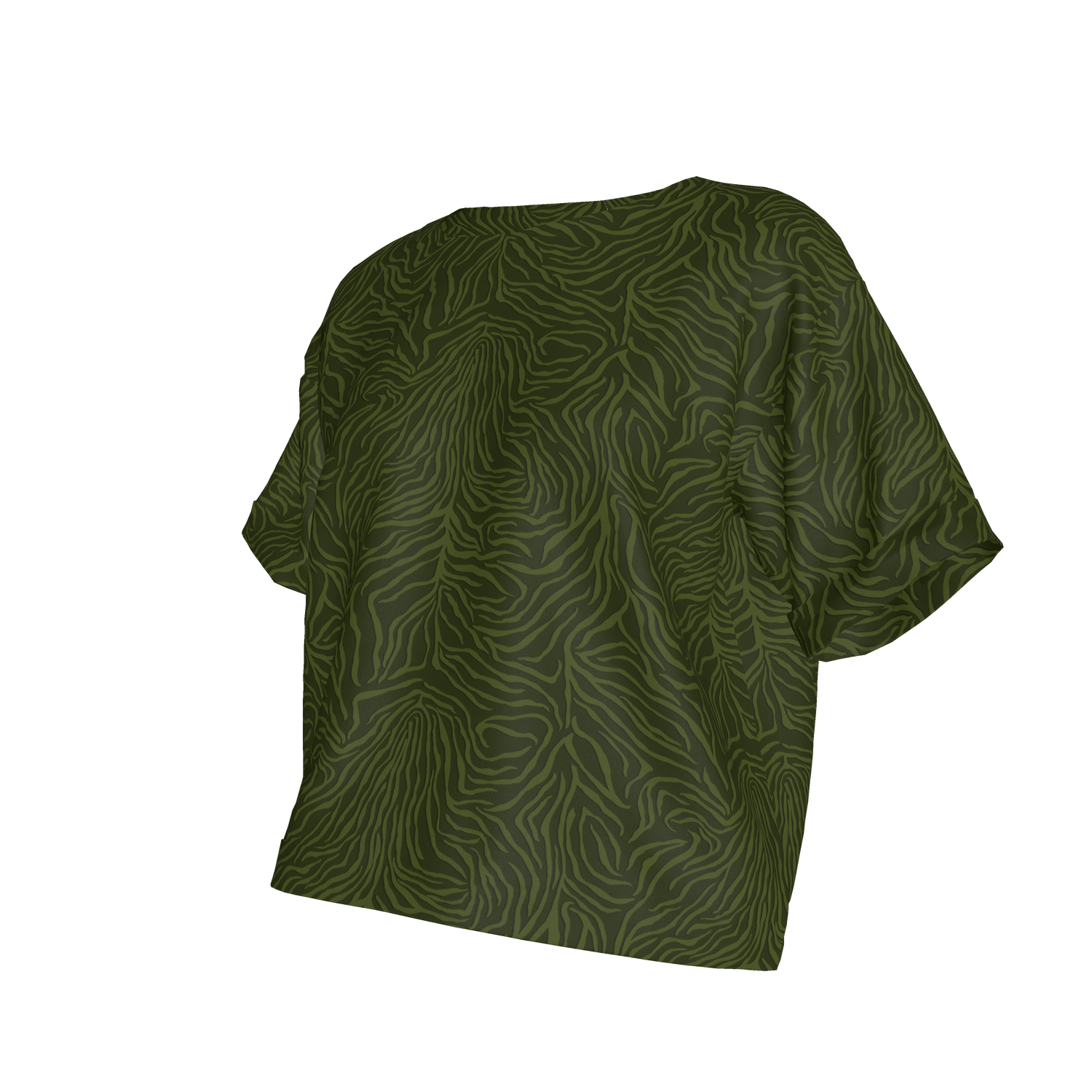 Eden Silk Tee | Forest Tiger