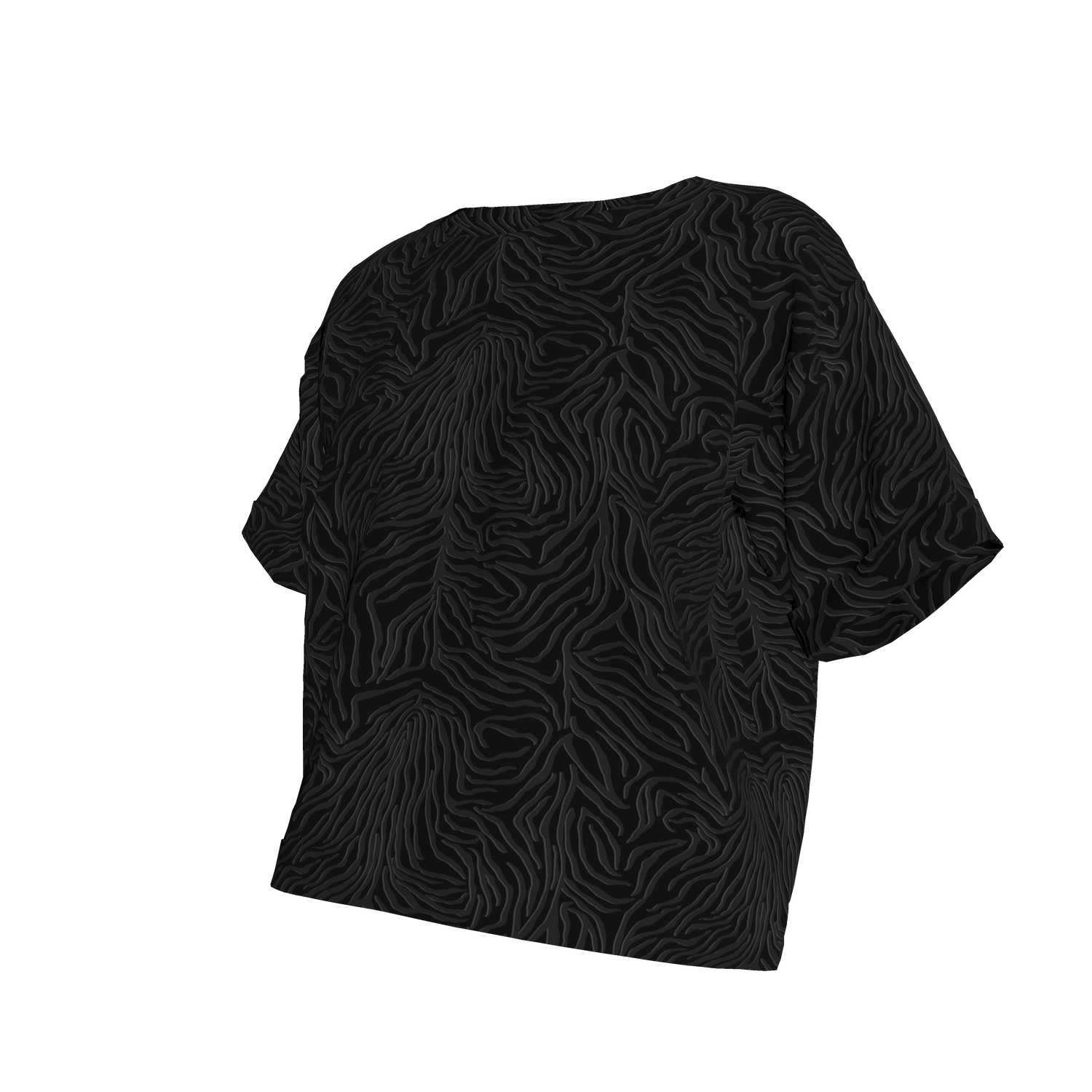 Eden Silk Tee | Black Tiger