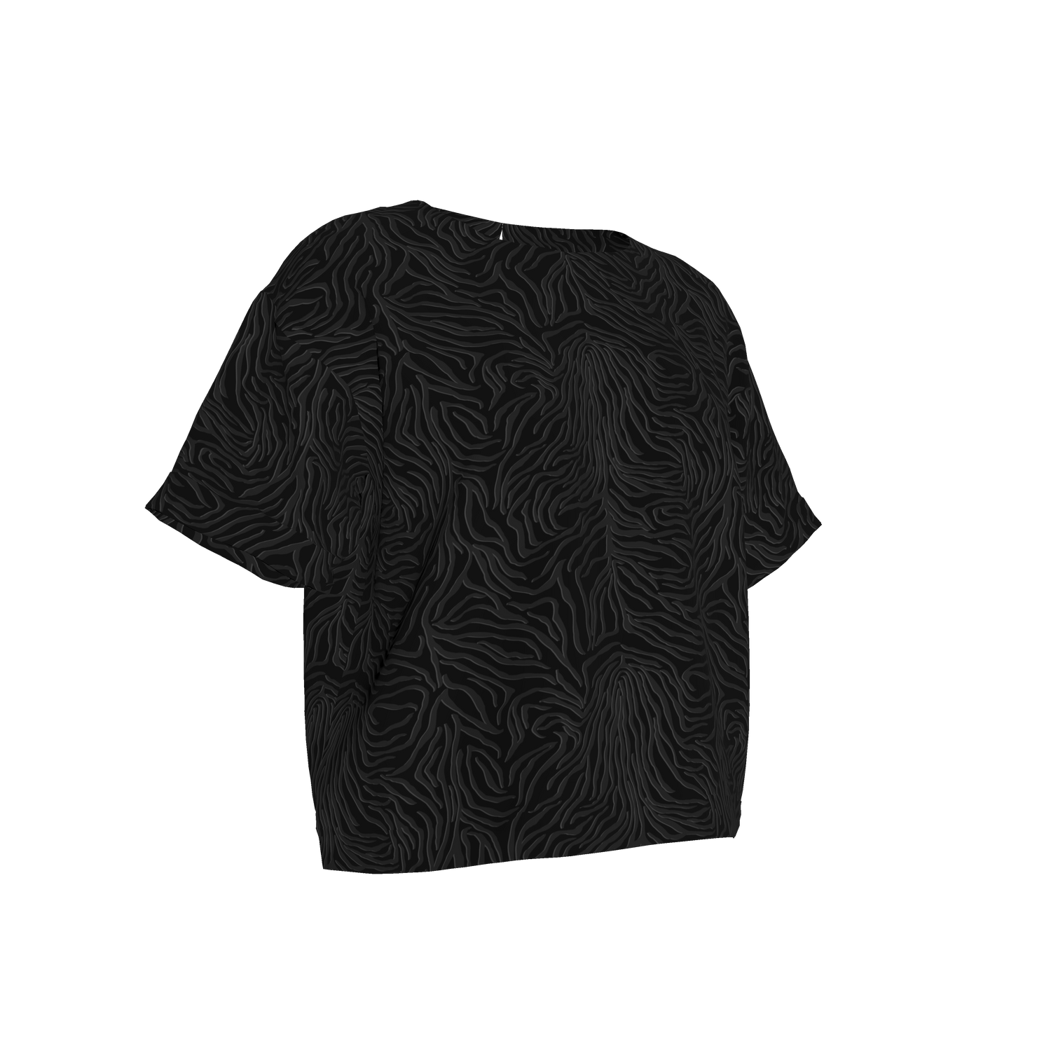 Eden Silk Tee | Black Tiger