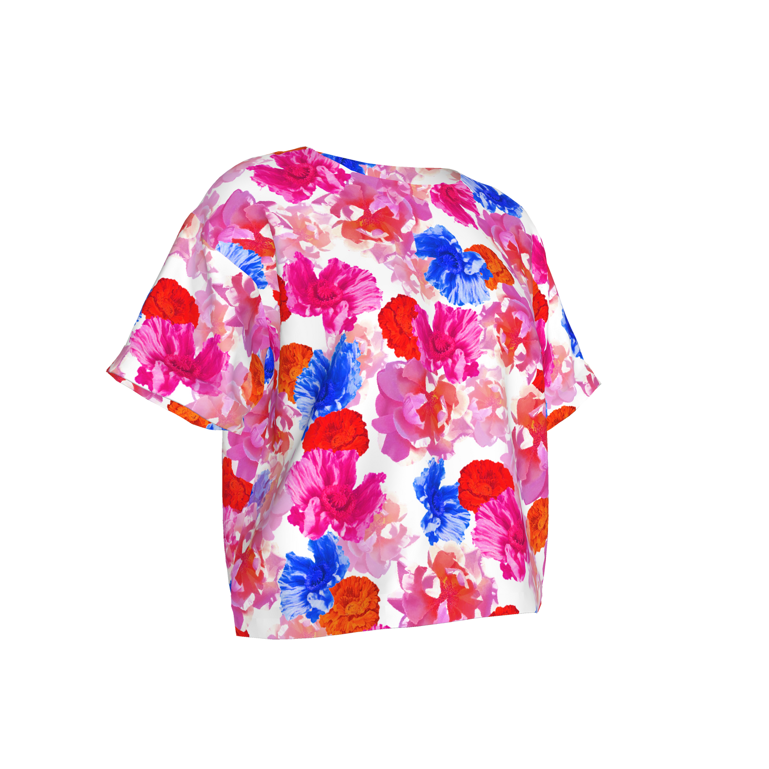 Eden Silk Tee| Ella's Pink Bouquet