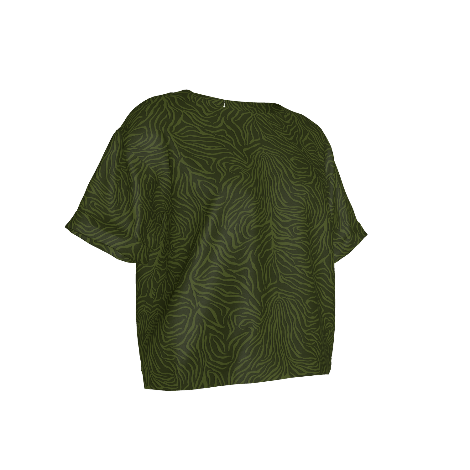 Eden Silk Tee | Forest Tiger