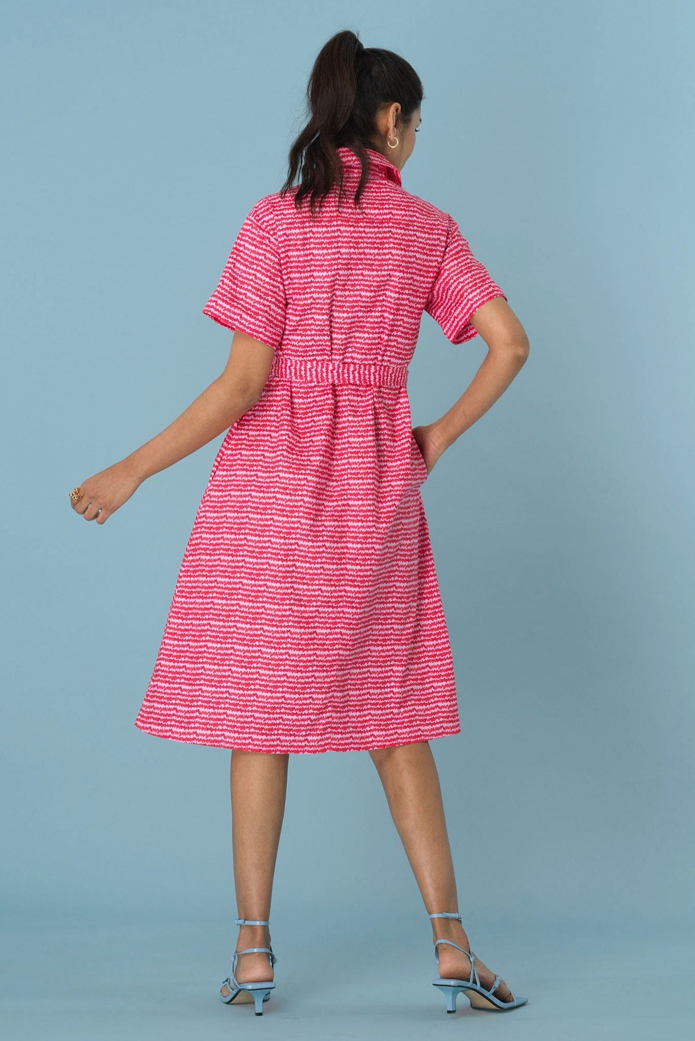 Sarah Shirtdress | Raspberry Sound