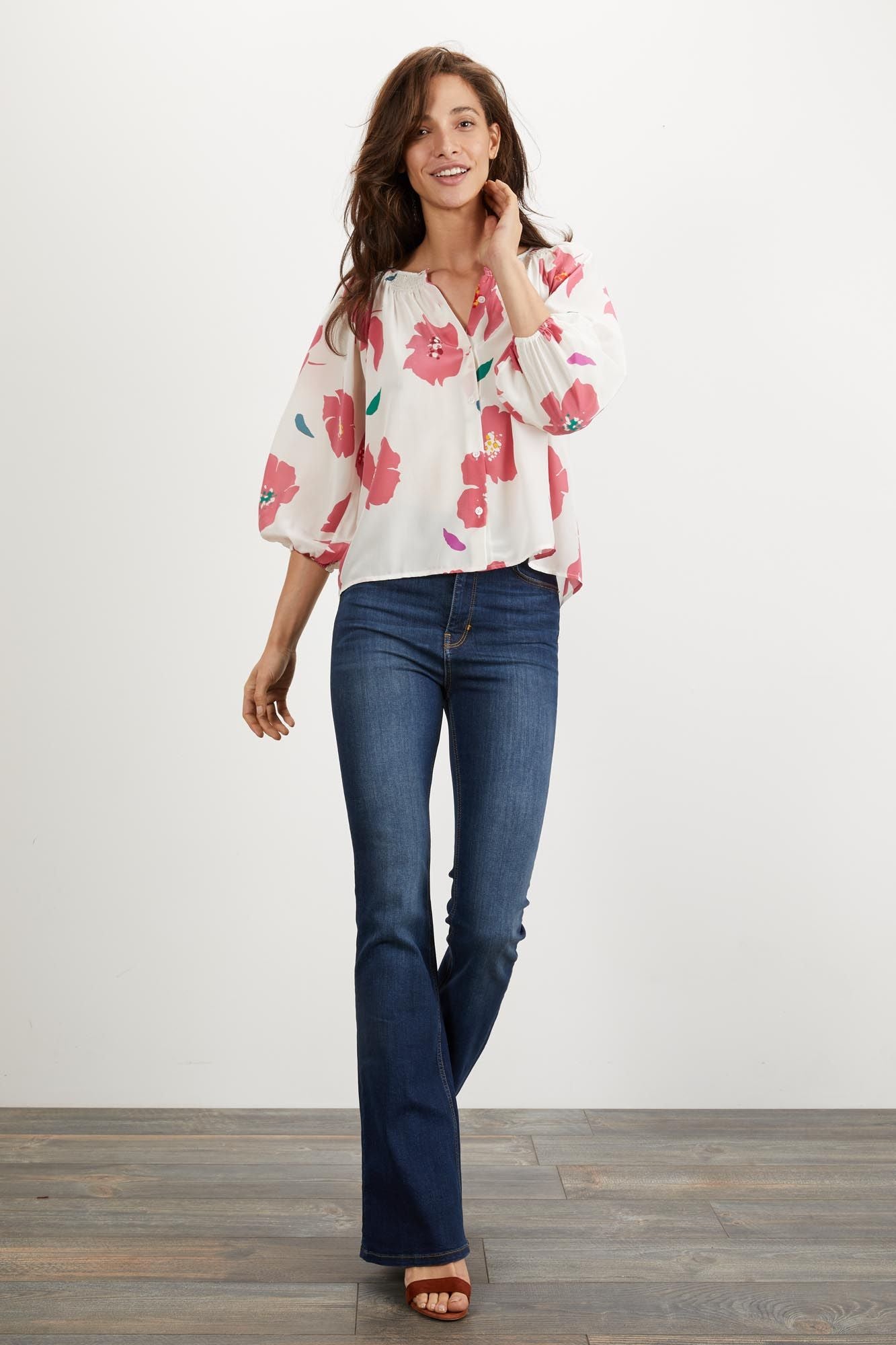 The Classic Blouse | Blush Poppies