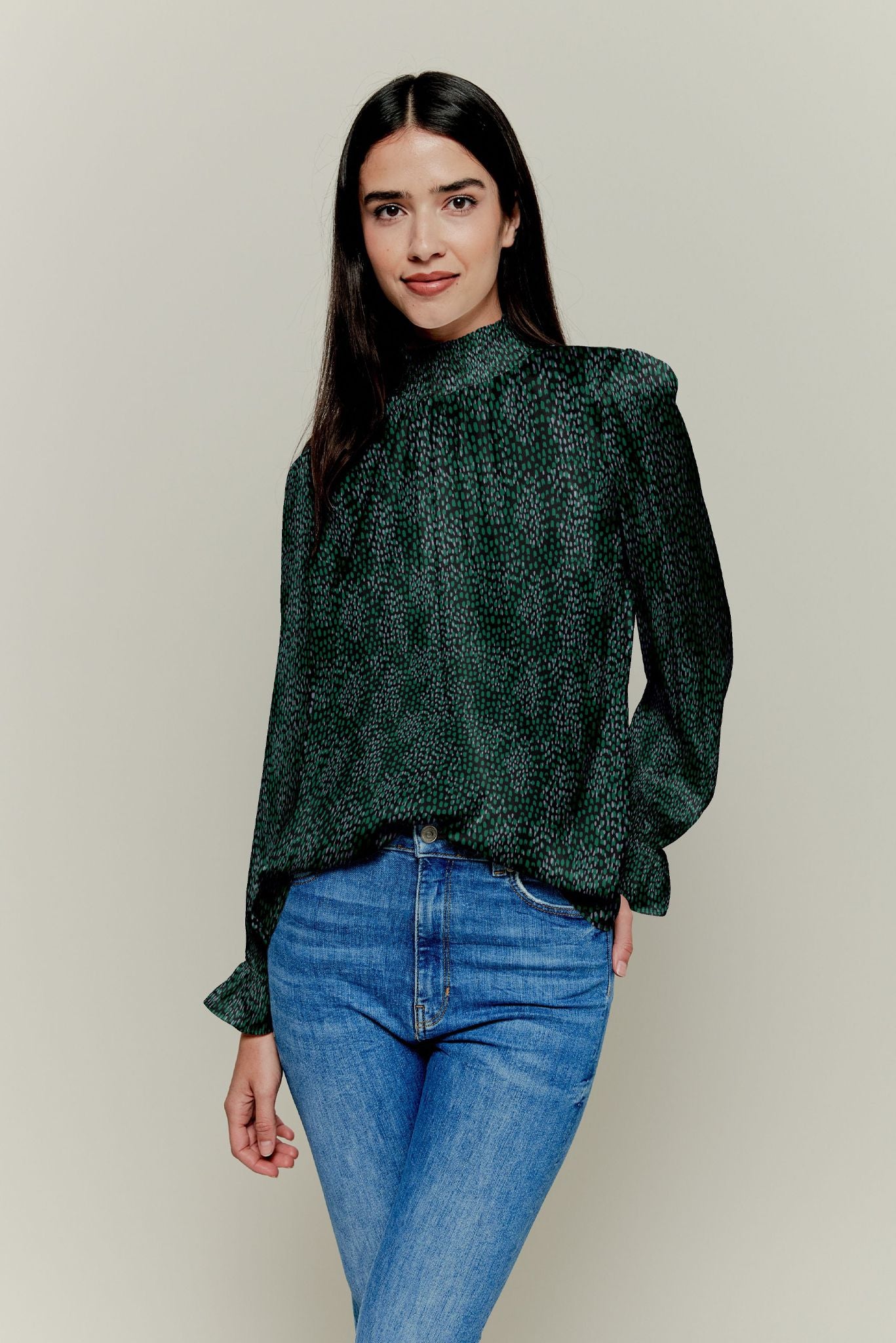 The Stella Top | Emerald Spots