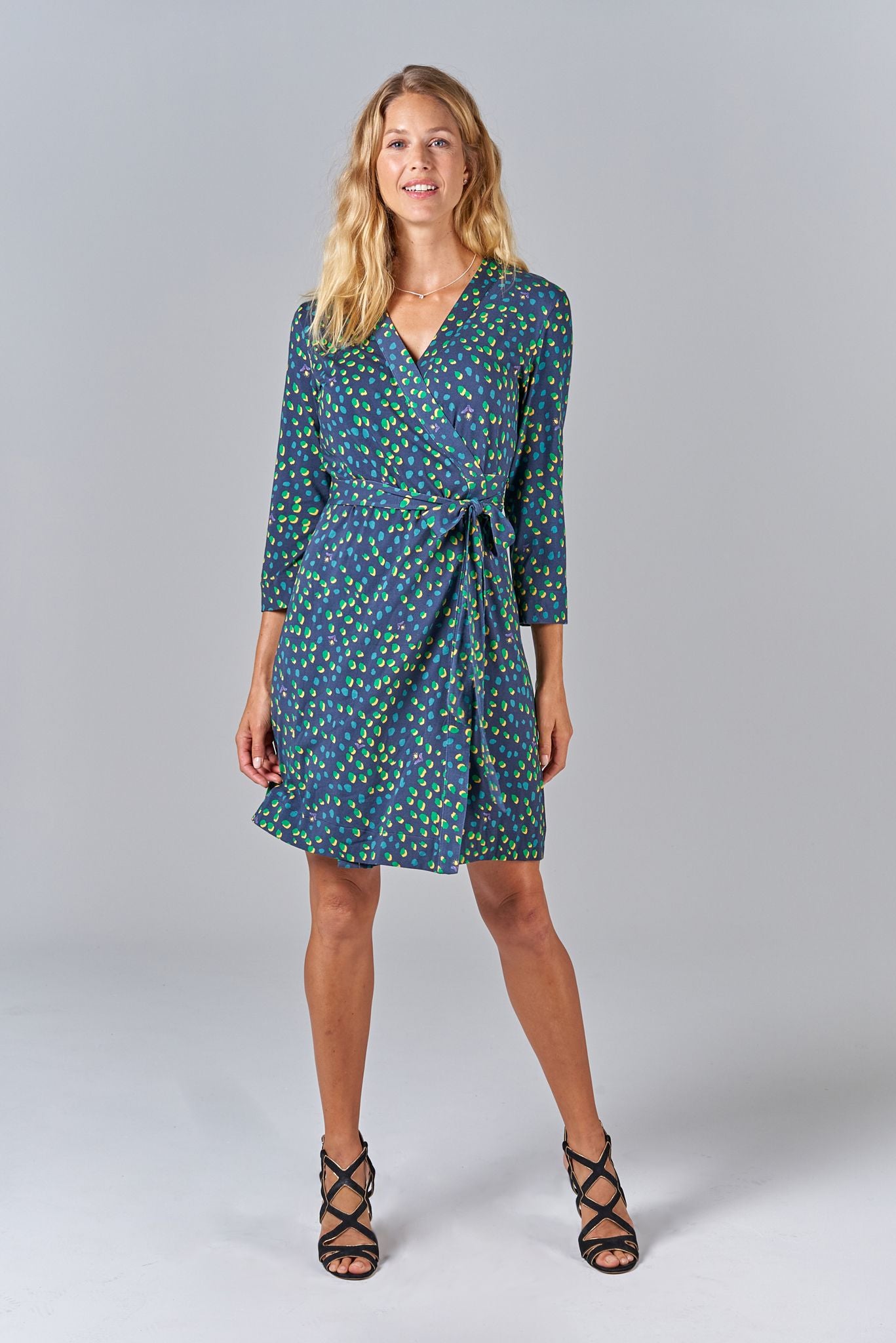 Rachel Wrap Dress | Jungle Dot