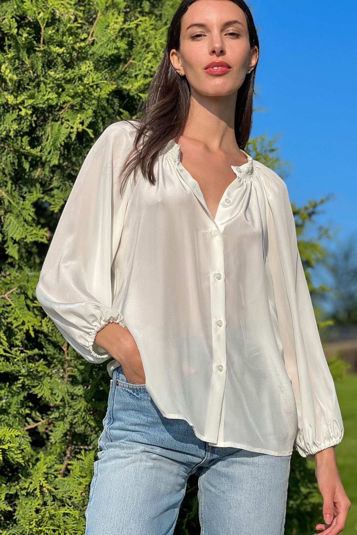 The Classic Blouse | Tucker White