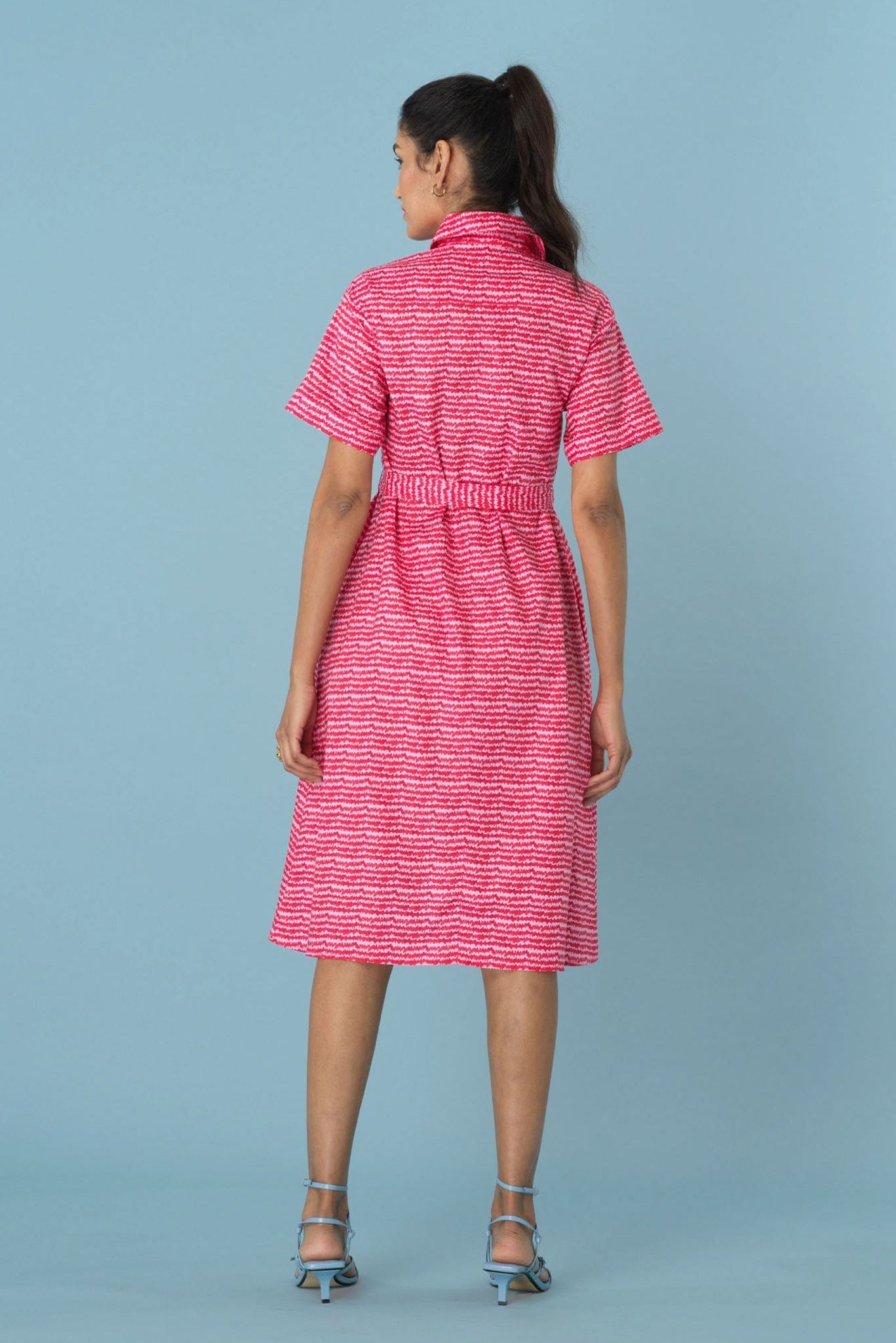 Sarah Shirtdress | Raspberry Sound