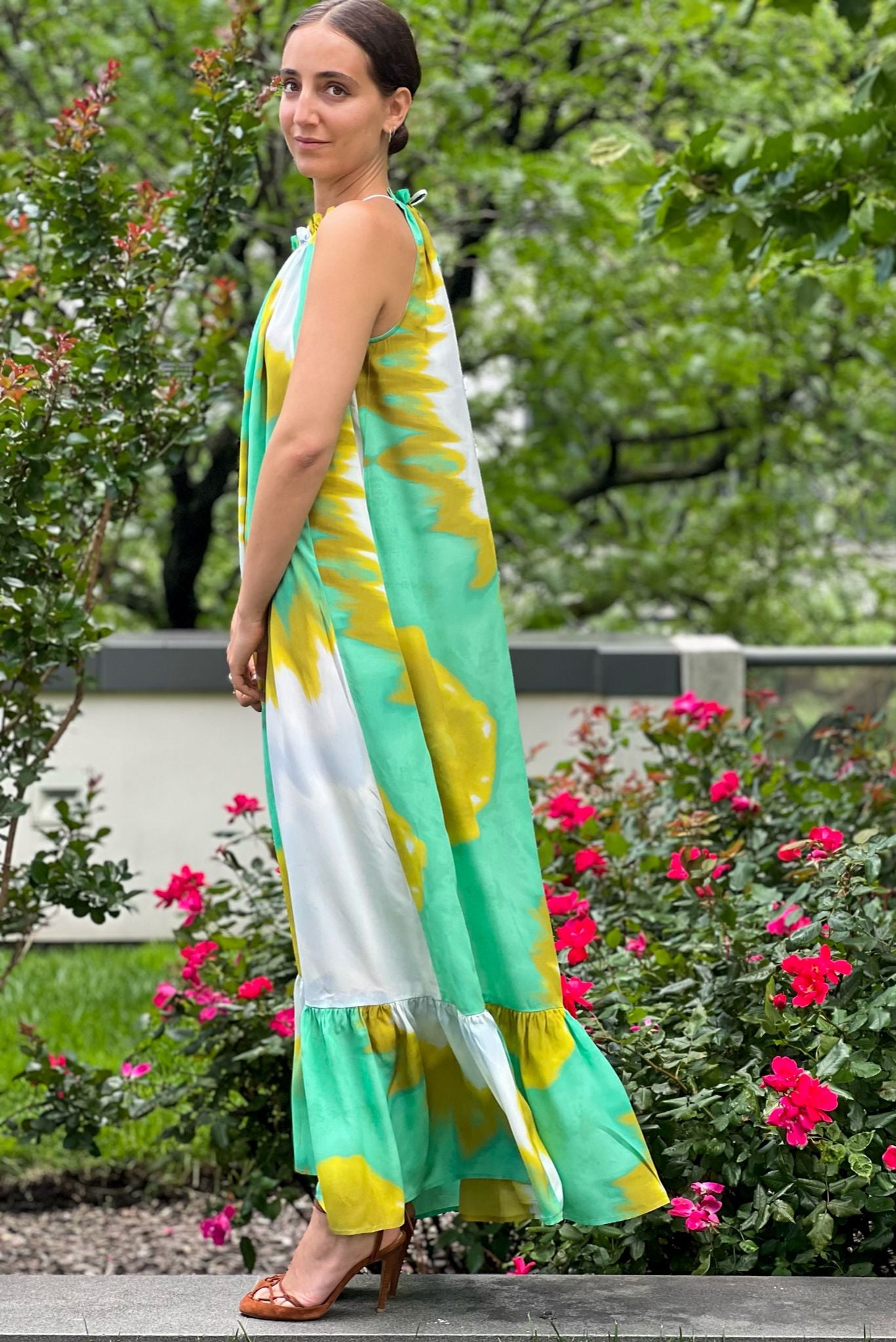 The Vicki Dress | Seafoam Tie Dye