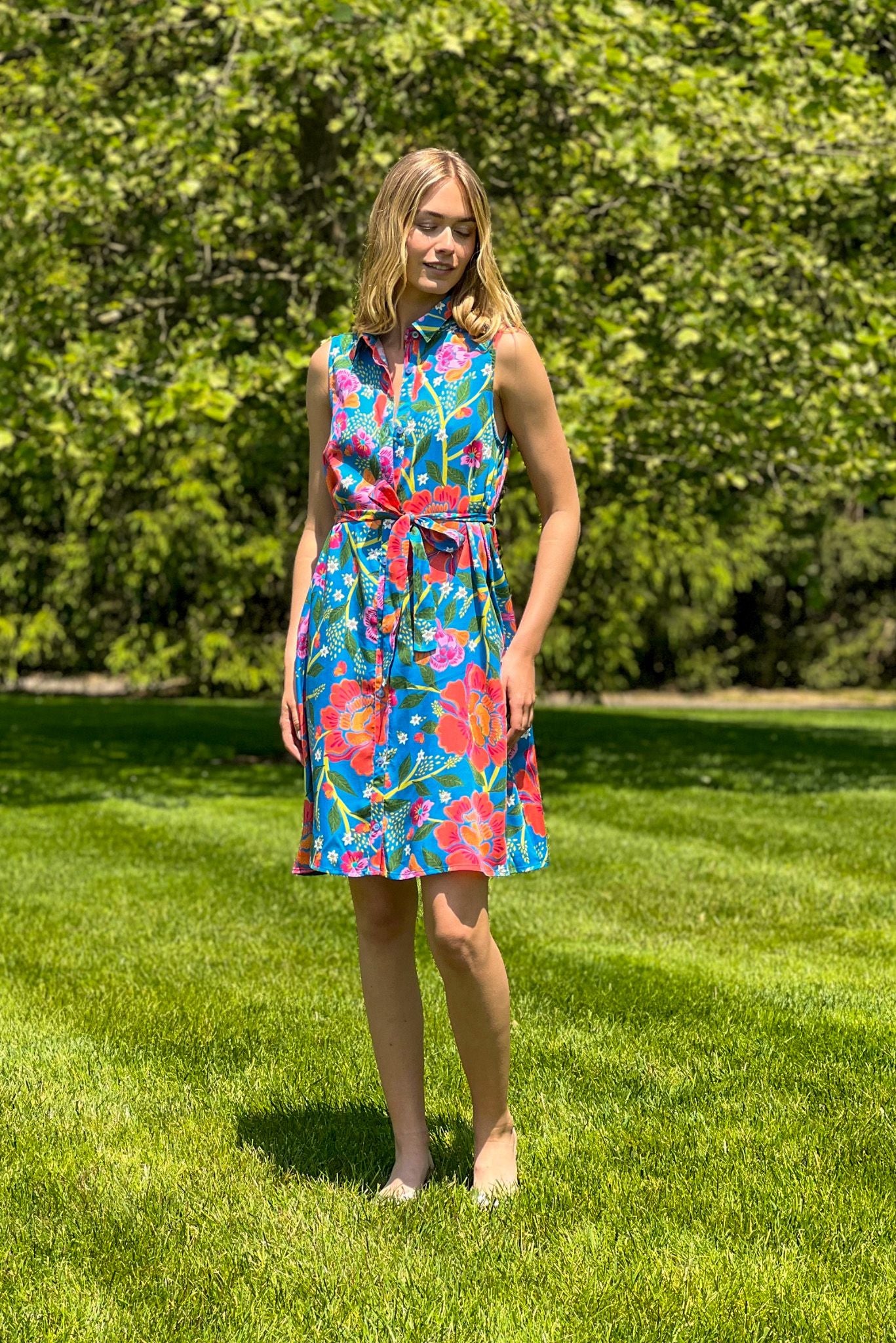 Sleeveless Sarah Shirtdress | Homegrown Love