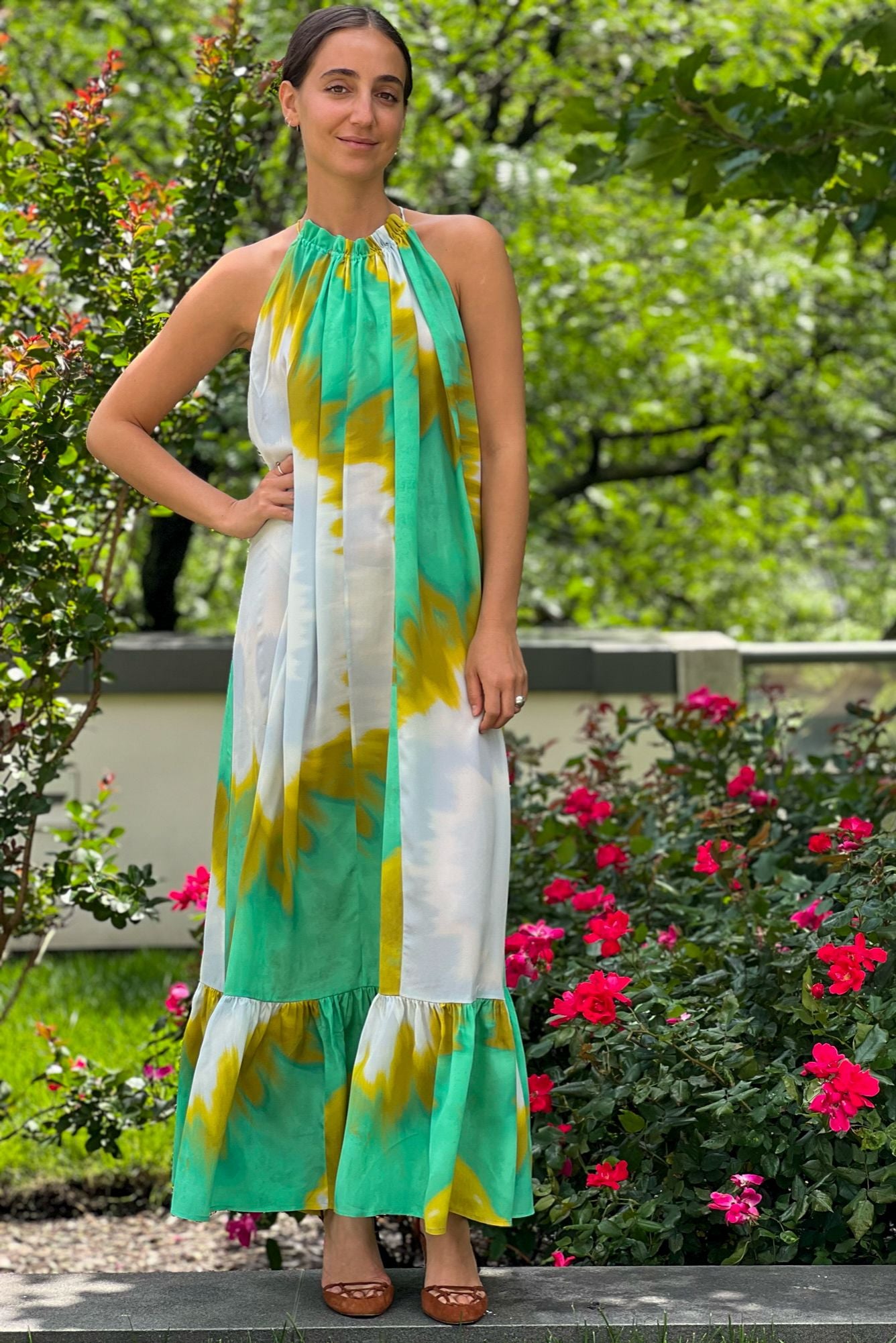 The Vicki Dress | Seafoam Tie Dye