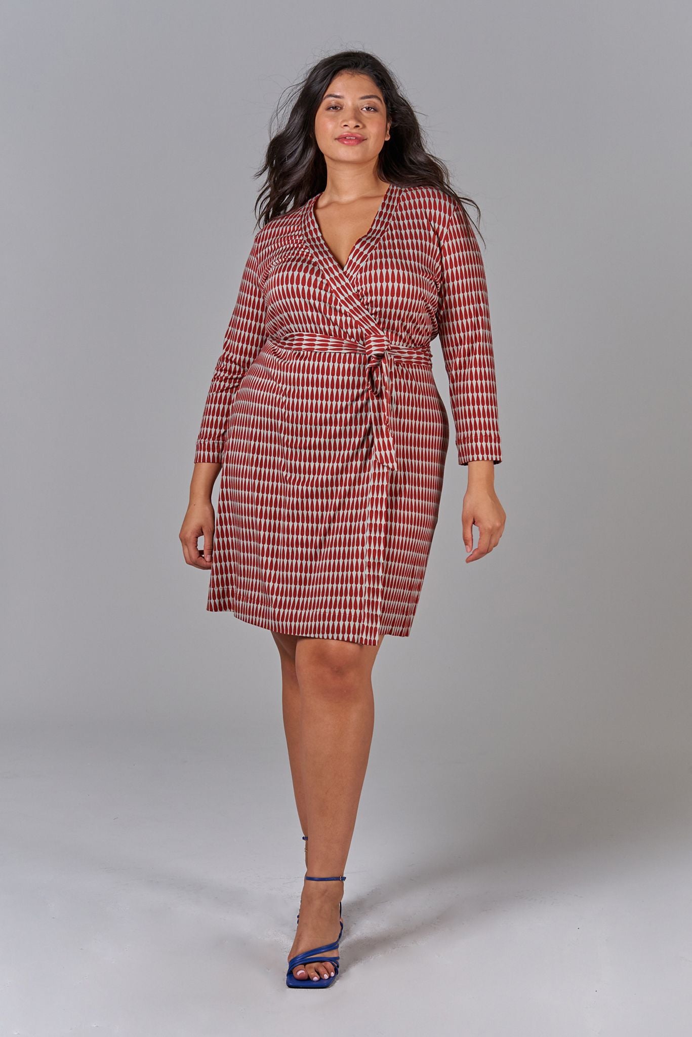 Rachel Wrap Dress | Classic Teardrop in Holly